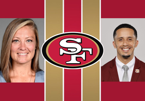 Stephanie Rogers (left) and Abimael Cruz