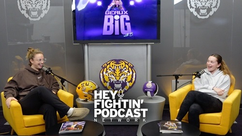 Bailey Ortega podcasting