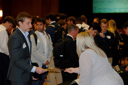 Networking session at the UISRM Symposium