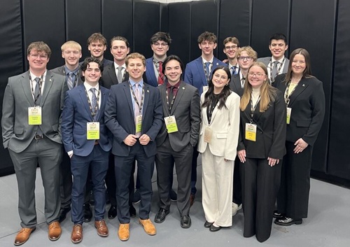 Group of UISRM students at Cleveland event