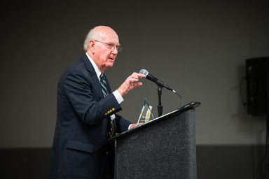 Tom Loughrey presenting