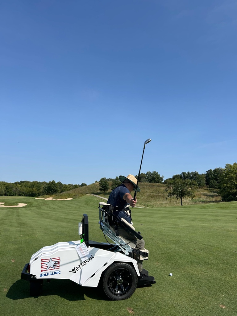 Veteran using Vertacart 