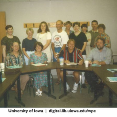 Professor Ben Hunnicutt with students