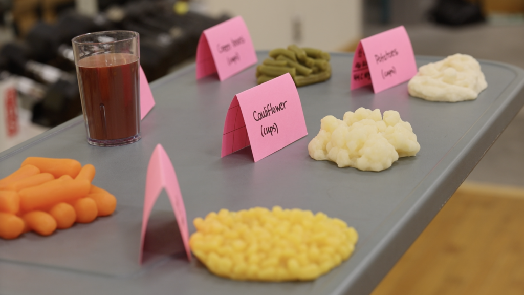 photo of food proportions for measurement