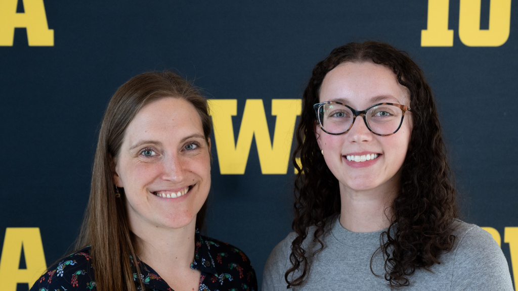 Kaila Brustkern and Professor Anna Stanhewicz