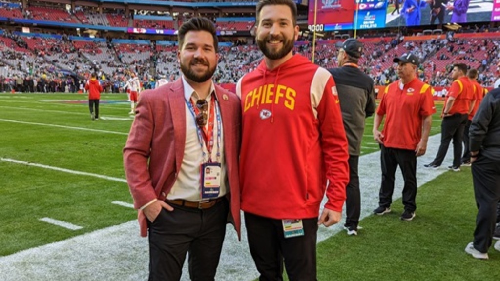 Alex Martin (UISRM BS 2016) and Brock Baumert (UISRM BS 2017, MA 2018)