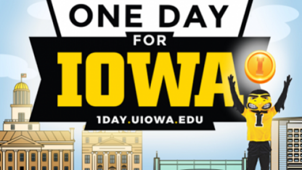One day for Iowa graphic.