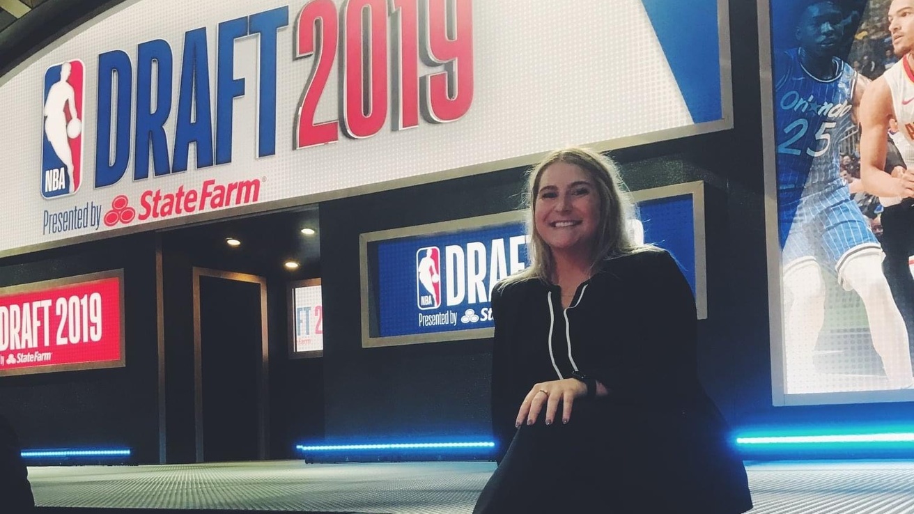 Alum, Paige Snitker, at DRAFT pick